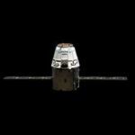 Satellites - Electric Lamp over Black Background