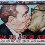 Berlin Wall - man kissing photo